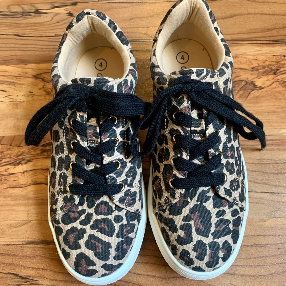 Cheetah/Leopard Print Sneakers